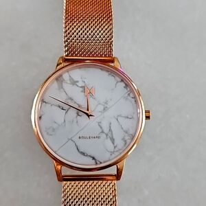 Boulevard Malibu Marble Rose Ladies Watch